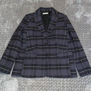 Free Assembly plaid two button blazer size Medium.  Lined.